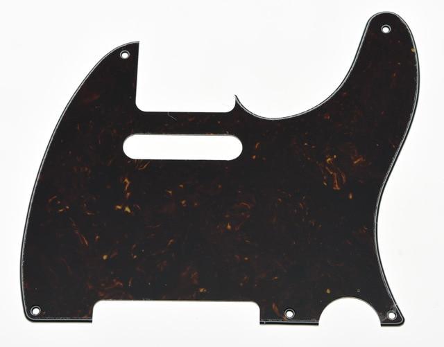 Telecaster Pickguard Telecaster Pickguard Big River Hardware Dark Brown tortoise