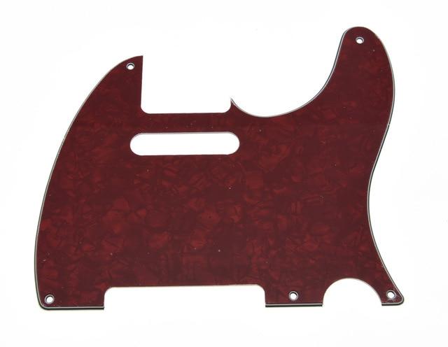 Telecaster Pickguard Telecaster Pickguard Big River Hardware Red Pearl 