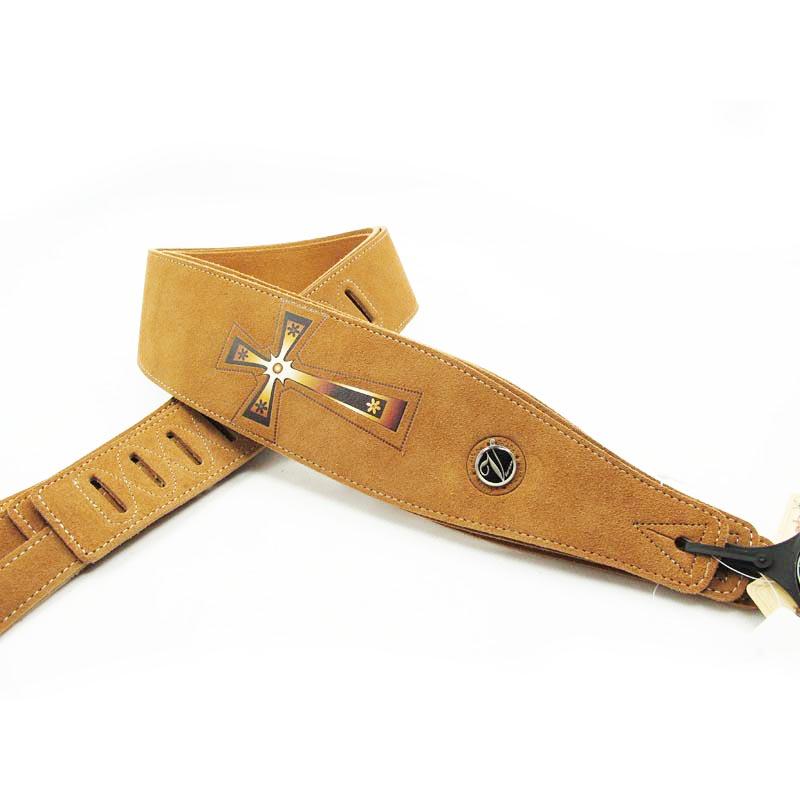 Two layer Leather Guitar Cross Strap High Quality Strap Guitar Strap Big River Hardware