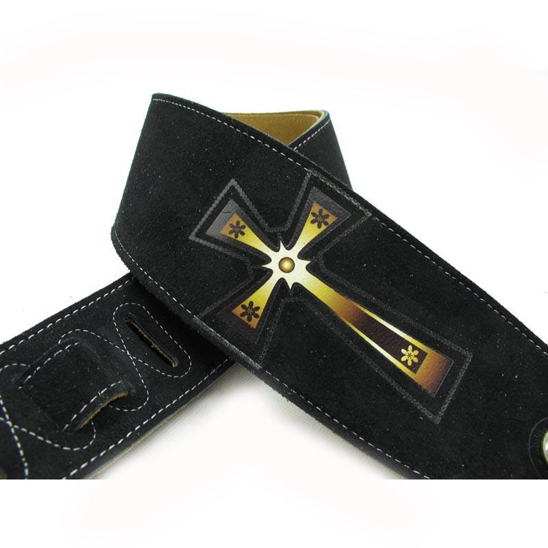 Two layer Leather Guitar Cross Strap High Quality Strap Guitar Strap Big River Hardware