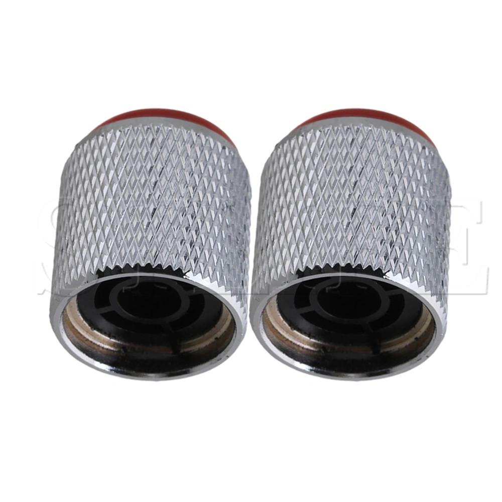 Unique Guitar Knobs - Red Glass Top - 3pcs - Free Shipping Guitar Control Knob Big River Hardware