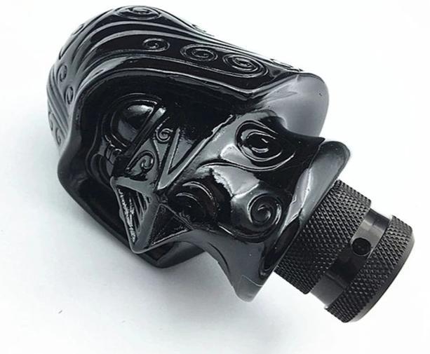 Universal Fit Starwars Darth Vader Head Shift Knob shift knobs Big River Hardware Black