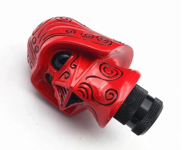 Universal Fit Starwars Darth Vader Head Shift Knob shift knobs Big River Hardware Red