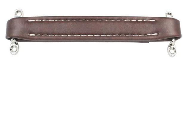 Vintage Leather Look Handle Strap For Fender AMPEG AH2 AH3 Guitar AMP Cabinet Speaker Leather Handle Big River Hardware Brown