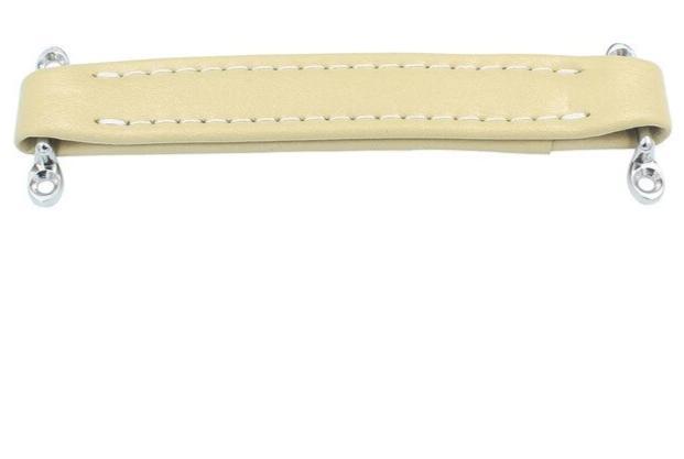 Vintage Leather Look Handle Strap For Fender AMPEG AH2 AH3 Guitar AMP Cabinet Speaker Leather Handle Big River Hardware Cream