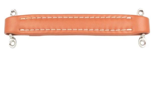 Vintage Leather Look Handle Strap For Fender AMPEG AH2 AH3 Guitar AMP Cabinet Speaker Leather Handle Big River Hardware Orange