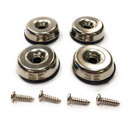 Vintage Style Steel Rubber Guitar AMP Speaker Cabinet Isolation Feet - 4PCS Isolation Feet Big River Hardware China Version1