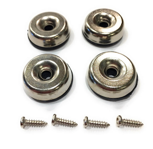 Vintage Style Steel Rubber Guitar AMP Speaker Cabinet Isolation Feet - 4PCS Isolation Feet Big River Hardware USA Version2