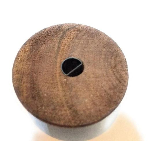 Walnut Wood Radio Active Knob - Antique Radio Repair Knob Big River Hardware