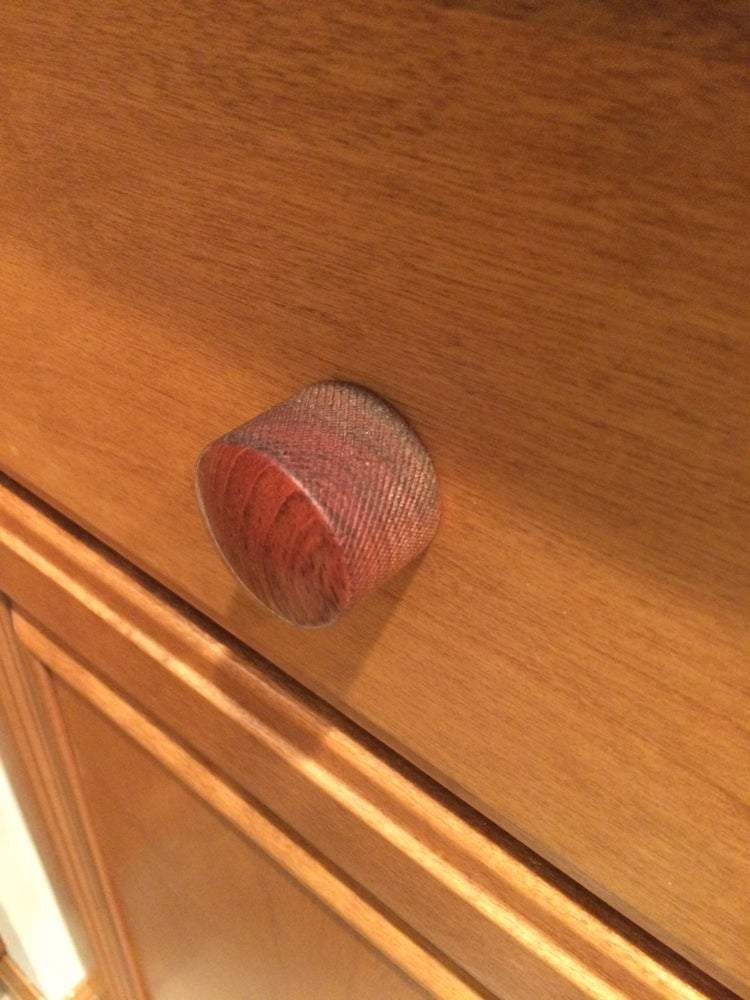 Wood Drawer Pulls - Inspired by Electric Guitar Knob Big River Hardware