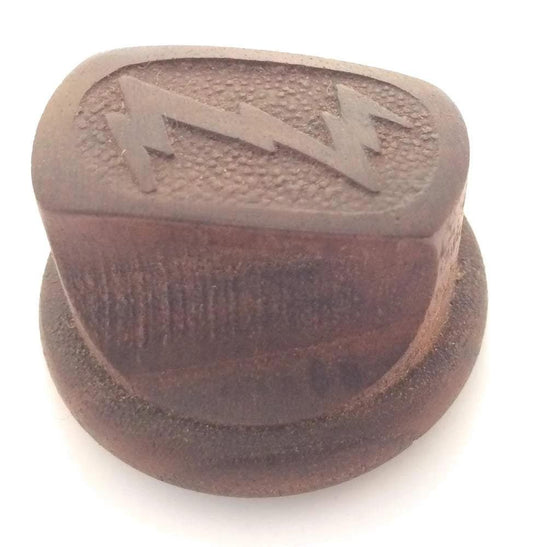 Zenith Large Pinch Solid Wood Reproduction Radio Knob- Antique Radio Repair Knob Big River Hardware