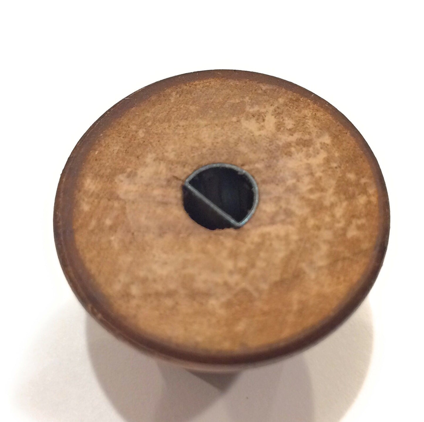 Zenith Small Pinch Solid Wood 1938 Reproduction Radio Knob Knob Big River Hardware