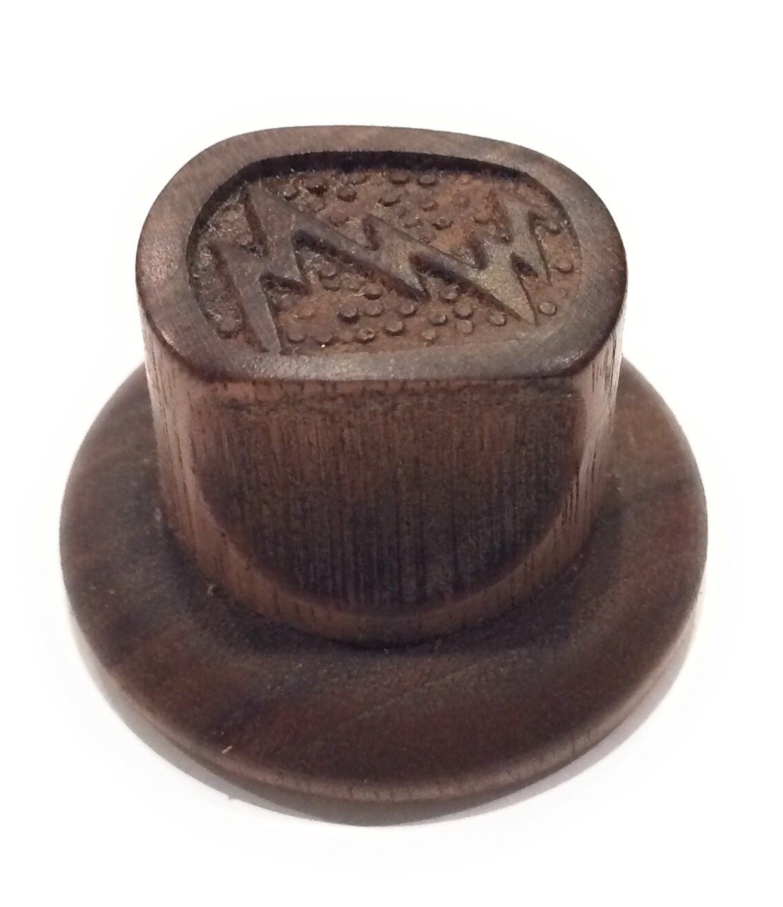 Zenith Small Pinch Solid Wood 1938 Reproduction Radio Knob Knob Big River Hardware