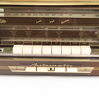 SABA Automatic 300 9T – Vintage 1950’s German Console - Free Shipping