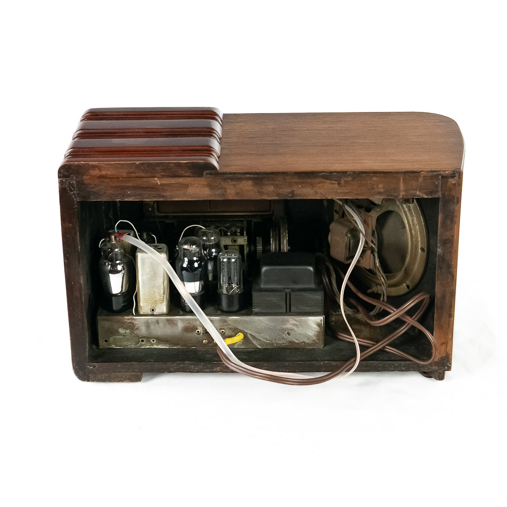 Firestone Air Chief Radio  R-313-A (1939)(wood tube table radio) - Free Shipping