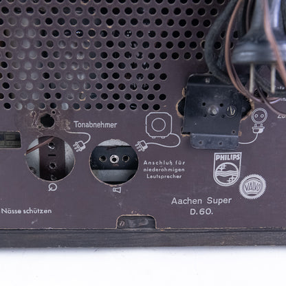 Philips Aachen Super D60 1939 – Rare Antique Radio