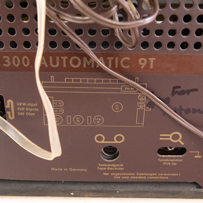 SABA Automatic 300 9T – Vintage 1950’s German Console - Free Shipping