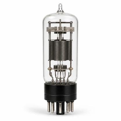 0A3 VR75 cold-cathode gas voltage regulator tube with cylindrical electrode construction and 8-pin octal base on white background