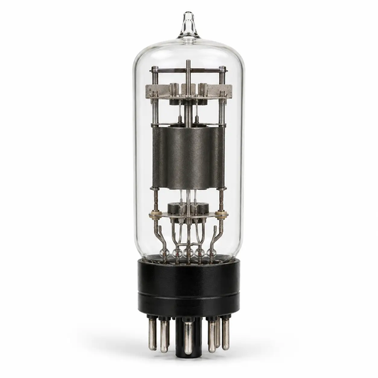 0A3 VR75 cold-cathode gas voltage regulator tube with cylindrical electrode construction and 8-pin octal base on white background