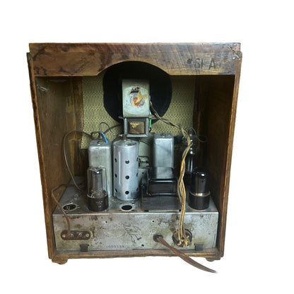 Working – 1936 - Crosley Fiver - Chassis # 547 - AM/SW Tombstone Radio