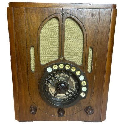 Working – 1936 - Crosley Fiver - Chassis # 547 - AM/SW Tombstone Radio