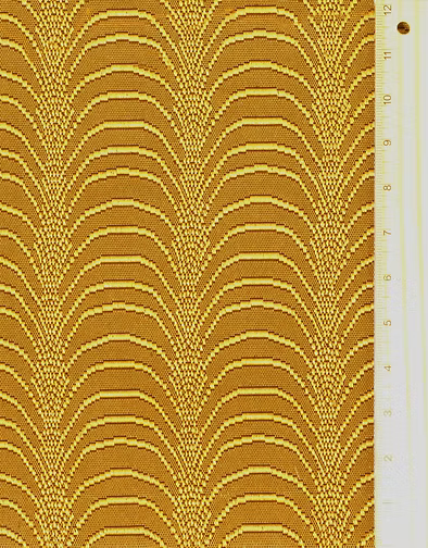 Vintage Golden Brown Wave Speaker Grill Cloth – Antique Radio Fabric