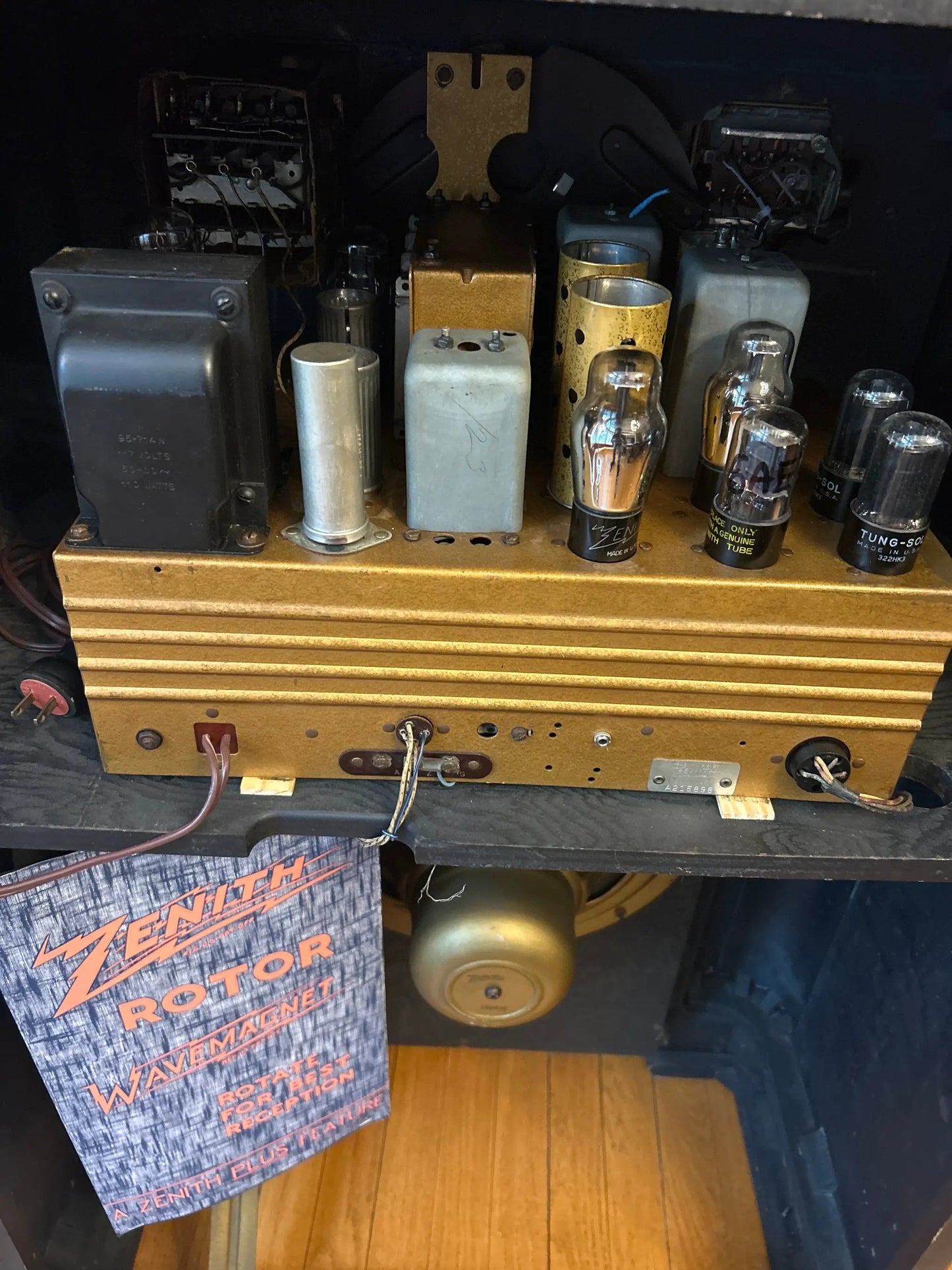 1941 Zenith Tube Amp Console – Free Shipping Included