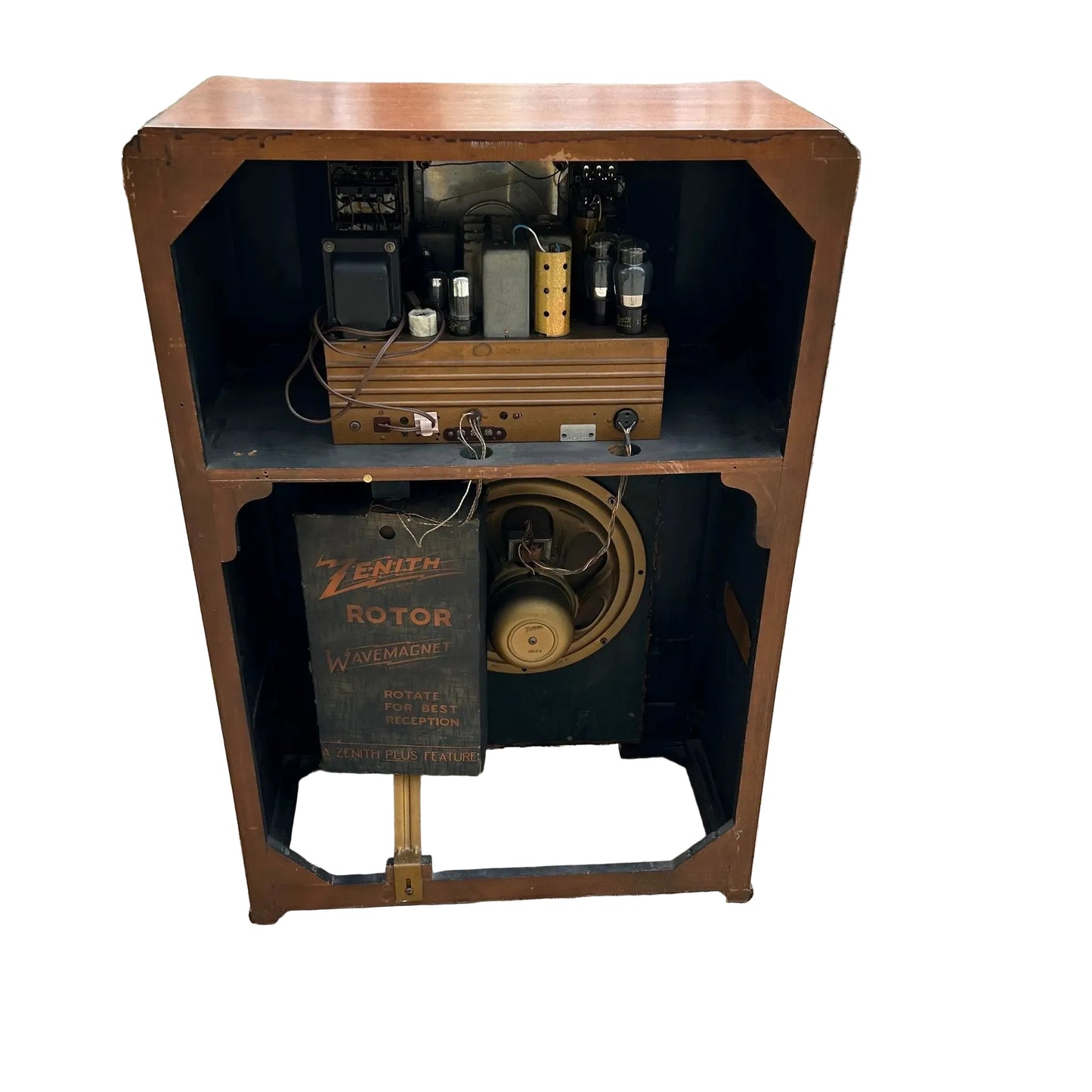 Vintage Zenith 10-S-566 Console Radio Fully Restored