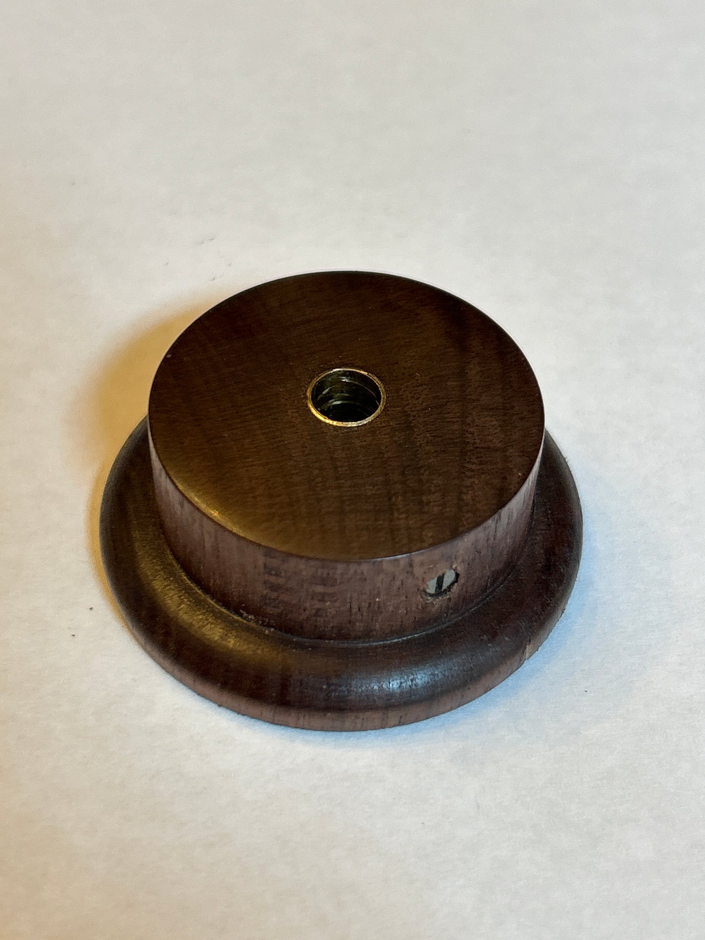 Solid Walnut Reproduction 1938 Zenith Shutter Dial Tuning Style Radio Knob