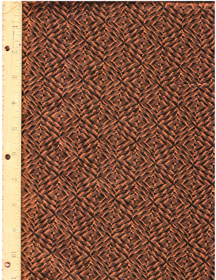 Vintage radio grill cloth with Starburst pattern for speaker restoration