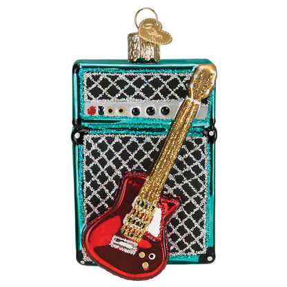 Guitar & Amp Christmas Tree Ornament – Holiday Rock