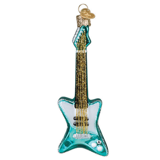 Old World Christmas Rockin' Electric Guitar Ornament