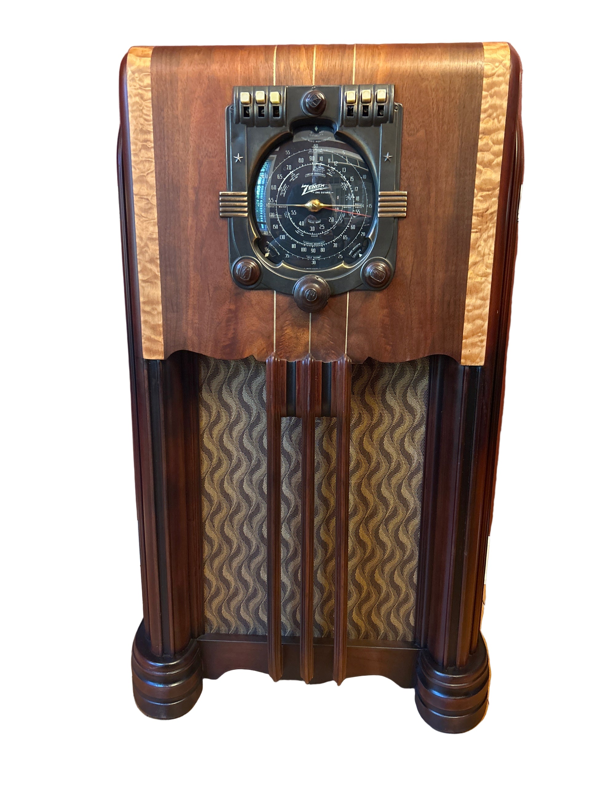 Buy Authentic 1938 Zenith Radio – Rare Collectible with Maple Inlay
