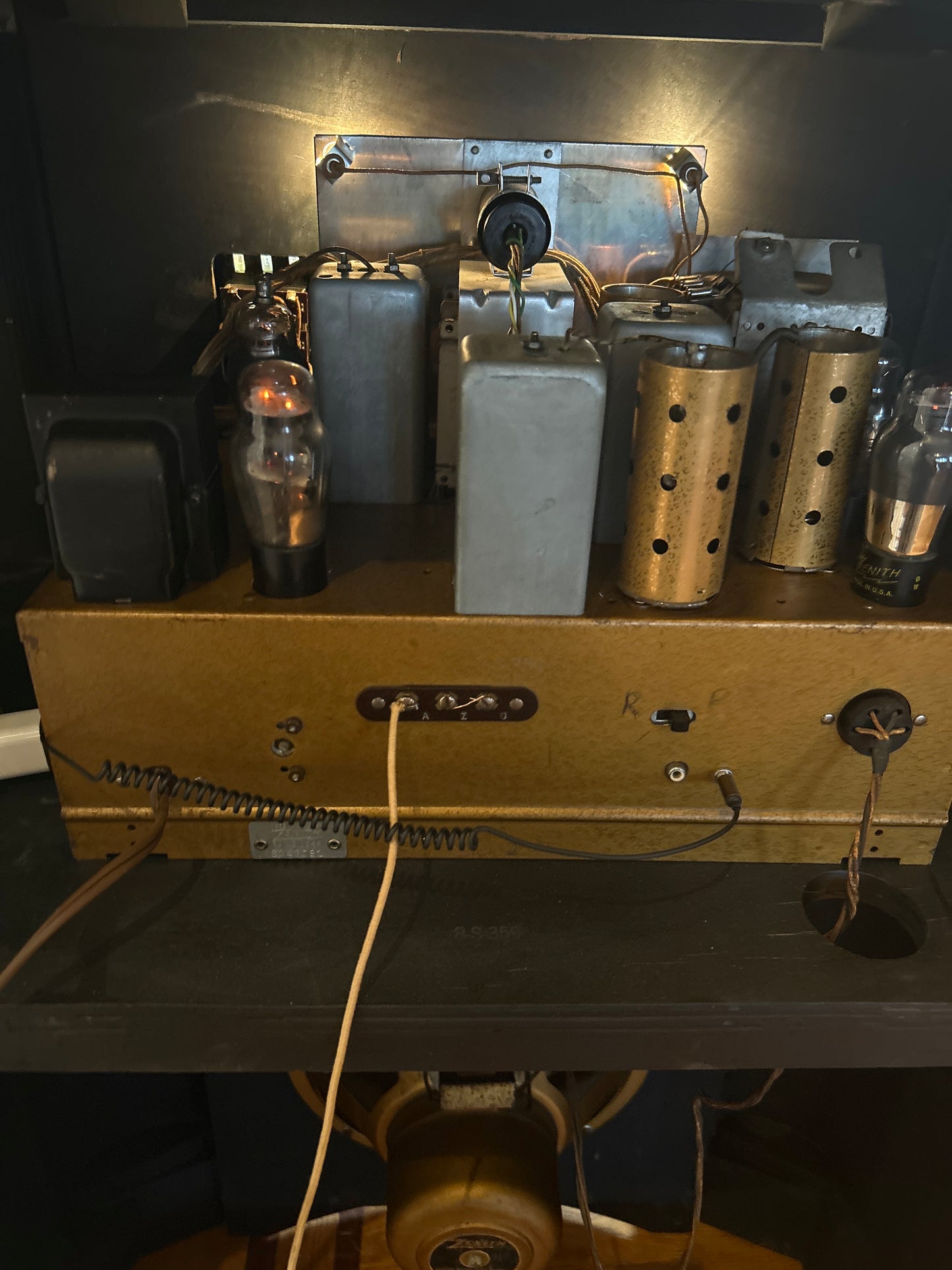 Vintage Zenith 8-S-359 Bluetooth Tube Console Radio - Free Shipping