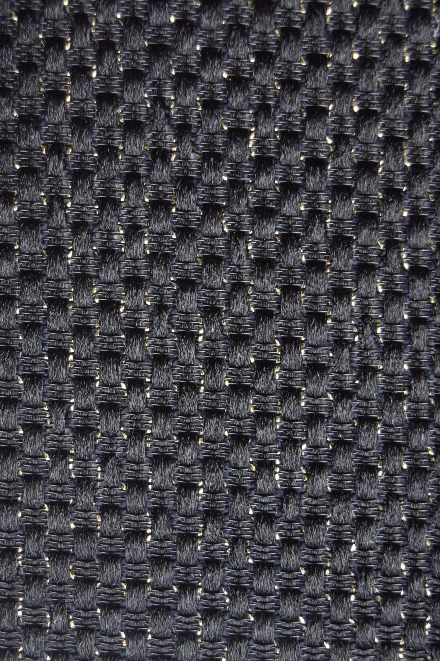 Black & Gold Grill Cloth – Premium USA-Made Fabric