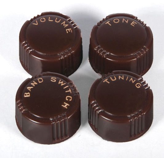 Set of 4 Grunow Radio Knobs