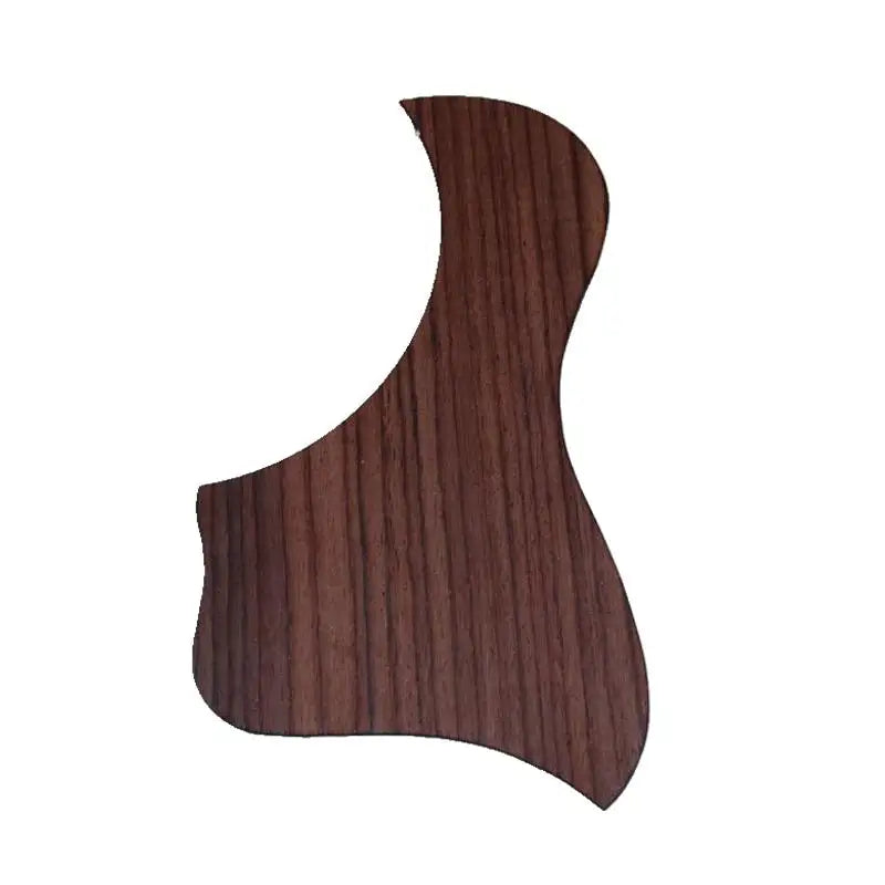 Big River Hardware Left Handed Acoustic Guitar Pickguard - Rose Wood Protection, Scratch-Resistant, Easy Installation for Musicians
