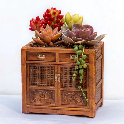Big River Hardware Sedum Planter Retro Radio Style