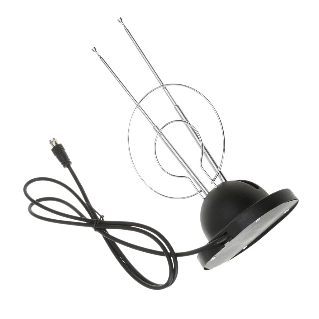 Big River Hardware High-Performance Rabbit Ear Antennas for Superior Indoor TV Signal Reception and Clear Viewing