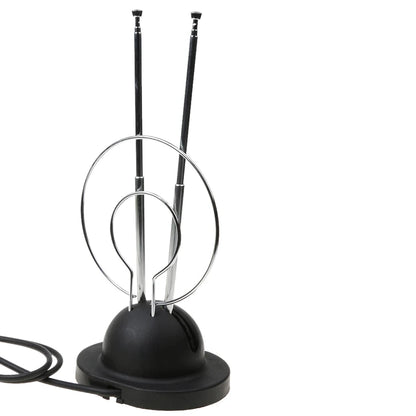 Big River Hardware High-Performance Rabbit Ear Antennas for Superior Indoor TV Signal Reception and Clear Viewing