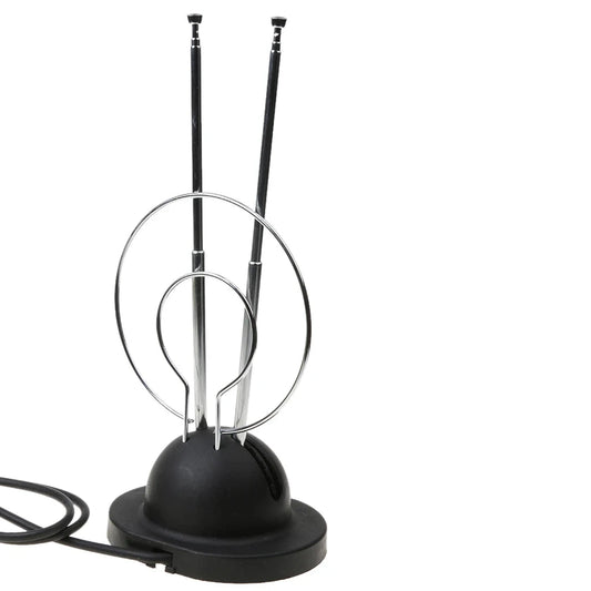 Big River Hardware High-Performance Rabbit Ear Antennas for Superior Indoor TV Signal Reception and Clear Viewing