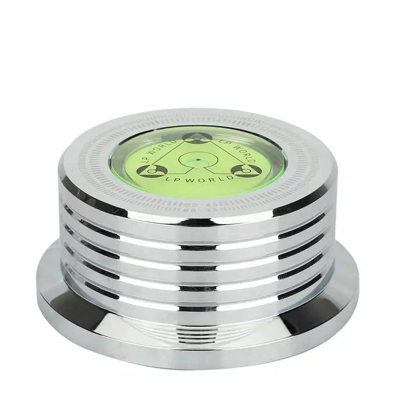 1pcs 60hz for LP Recording Stabilizer Universal Vinyl Record Turntable Aluminum Player With Level Stabilizer Clamp Alloy Weight