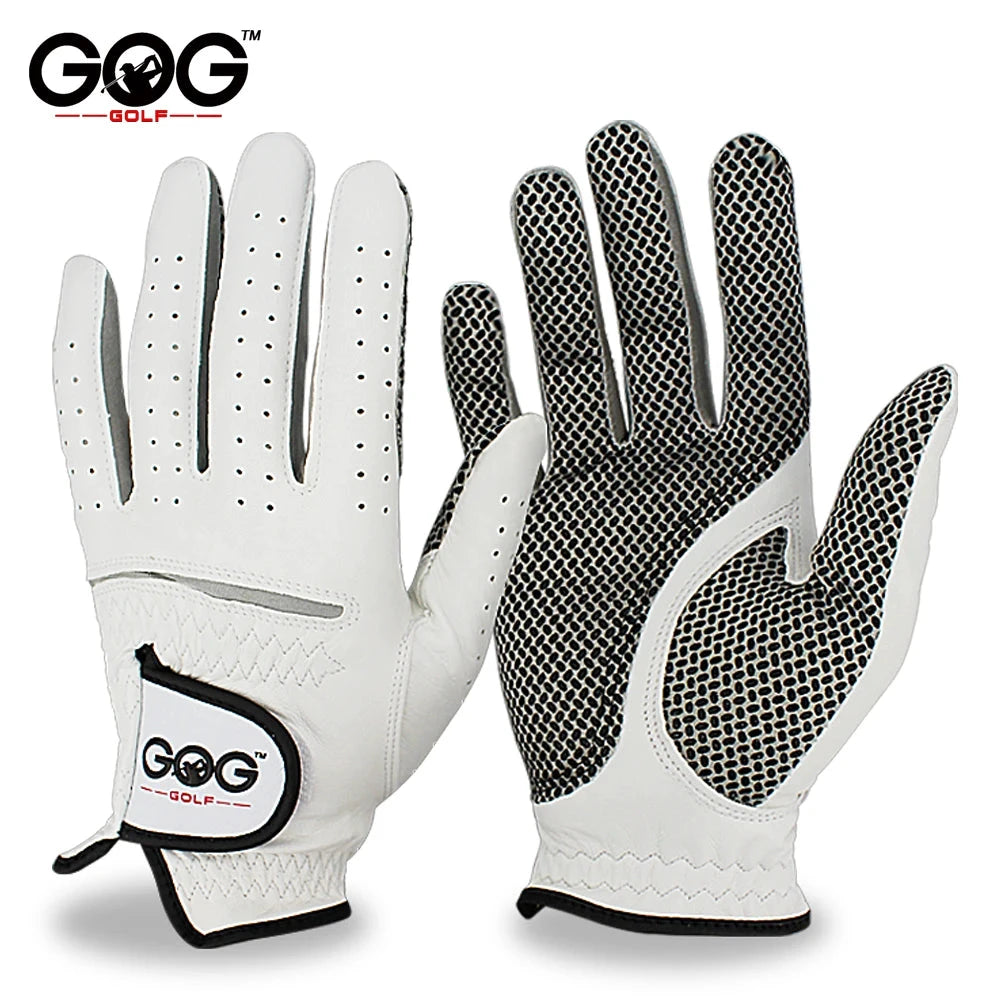 Durable Premium Men's Golf Gloves by Big River Hardware with Genuine Leather and Breathable Fabric for Enhanced Comfort and Grip in Various Sizes