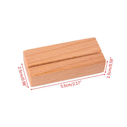 Wooden Business Card Holder