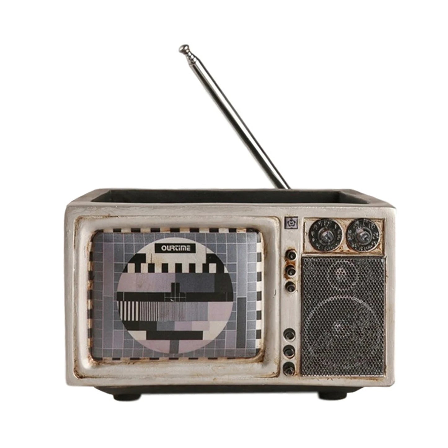 Big River Hardware Sedum Planter Retro Radio Style
