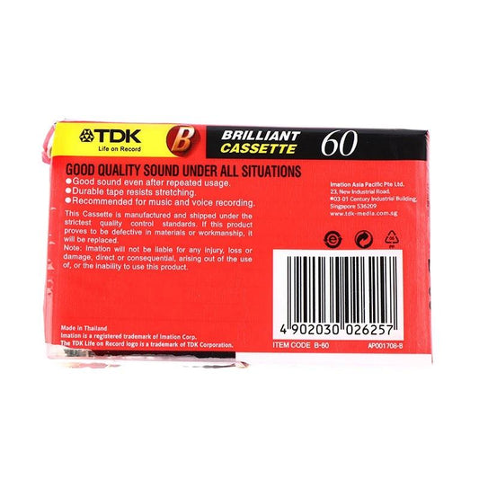 Blank Audio Cassette Tape