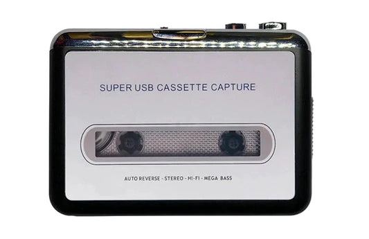 Big River Hardware Portable Cassette Player with MP3 Conversion