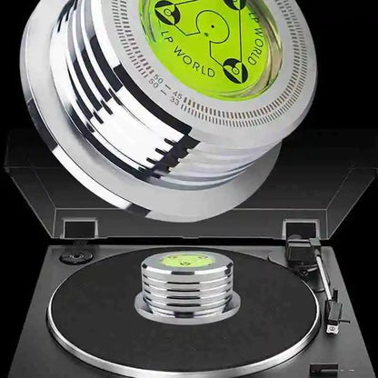 1pcs 60hz for LP Recording Stabilizer Universal Vinyl Record Turntable Aluminum Player With Level Stabilizer Clamp Alloy Weight
