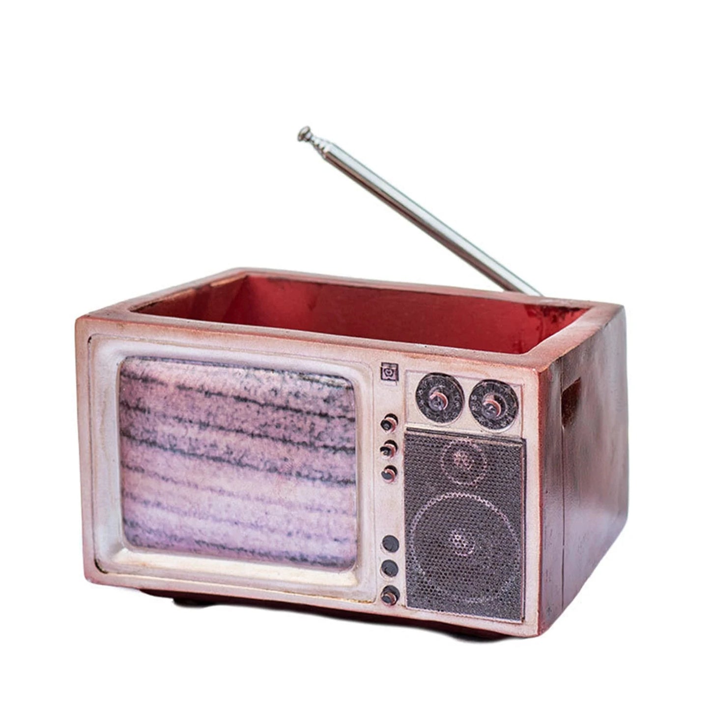 Big River Hardware Sedum Planter Retro Radio Style