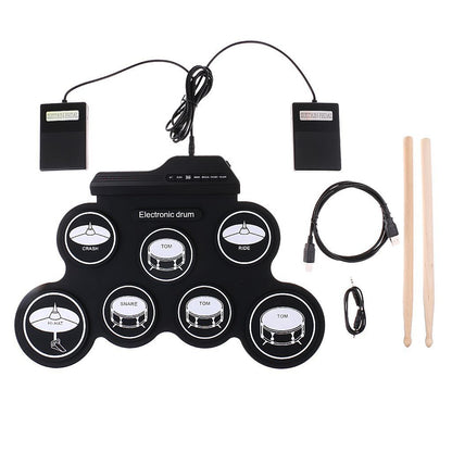 USB Rechargeable Roll-Up Drum Set